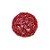 Bola Rattan Vermelho 15cm - 01 unidade - Cromus Natal - Rizzo Embalagens - Imagem 1