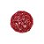 Bola Rattan Vermelho 15cm - 01 unidade - Cromus Natal - Imagem 1