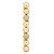 Bolas em Tubo Ouro 7cm - 08 unidades - Cromus Natal - Rizzo - Imagem 1