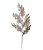 Galho Grande Folhas Glitter Rose Gold 59cm - 01 unidade - Cromus Natal - Rizzo Embalagens - Imagem 1