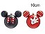 Kit Bolas Acessórios Mickey e Minnie Vermelho e Preto  10cm - 02 unidades Natal Disney - Cromus - Rizzo - Imagem 2