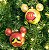 Kit Bolas Acessórios Mickey e Minnie Vermelho e Ouro  10cm - 02 unidades Natal Disney - Cromus - Rizzo - Imagem 1