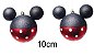 Kit Bolas Minnie Poá  10cm - 02 unidades Natal Disney - Cromus - Rizzo Embalagens - Imagem 2