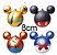 Kit Bolas Pluto Pateta Pato Donald e Mickey 8cm - 04 unidades Natal Disney - Cromus - Rizzo Embalagens - Imagem 2