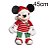 Mickey de Pelúcia com Roupa Listrada 45cm - 01 unidade Natal Disney - Cromus - Rizzo Embalagens - Imagem 2