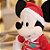 Mickey de Pelúcia com Roupa Listrada 45cm - 01 unidade Natal Disney - Cromus - Rizzo Embalagens - Imagem 3