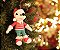 Mickey com Roupa Listrada 15cm - 01 unidade Natal Disney - Cromus - Rizzo Embalagens - Imagem 1