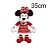 Minnie de Pelúcia com Vestido Listrado 30cm - 01 unidade Natal Disney - Cromus - Rizzo - Imagem 2