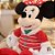 Minnie de Pelúcia com Vestido Listrado 30cm - 01 unidade Natal Disney - Cromus - Rizzo - Imagem 3