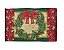 Jogo Americano Guirlanda Vermelho e Verde 50cm - 01 unidade - Cromus Natal - Rizzo Embalagens - Imagem 1