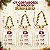 Kit Cortadores de Biscoito Pinheiro - 03 unidades - Cromus Natal - Rizzo Embalagens - Imagem 2
