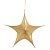 Estrela Aérea Decorativa Ouro 60cm - 01 unidade - Cromus Natal - Rizzo Embalagens - Imagem 1