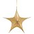 Estrela Aérea Decorativa Ouro 90cm - 01 unidade - Cromus Natal - Rizzo Embalagens - Imagem 1