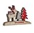 Enfeite de Madeira Rena com Pinheiro Merry Christmas 20cm - 01 unidade - Cromus Natal - Rizzo Embalagens - Imagem 1
