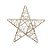 Estrela Rattan Nude 25cm - 01 unidade - Cromus Natal - Rizzo Embalagens - Imagem 1