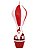Noel Decorativo no Balão 110cm - 01 unidade - Cromus Natal - Rizzo Embalagens - Imagem 1