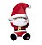Papai Noel com Som e Movimento com Toca 31cm - 01 unidade - Cromus Natal - Rizzo Embalagens - Imagem 1