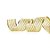 Fita Listras Glitter Ouro 6,3cm - 01 unidade 10m - Cromus Natal - Rizzo Embalagens - Imagem 1