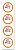 Etiqueta Adesiva Pão de Mel Cod. 4854 - 20 unidades - Miss Embalagens - Rizzo Embalagens - Imagem 1