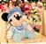 Mickey Baby de Pelúcia 22cm - 02 unidades - Natal Disney - Cromus - Rizzo Embalagens - Imagem 1