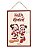 Quadro de Madeira Mickey Feliz Natal 40cm - 01 unidade - Natal Disney - Cromus - Rizzo Embalagens - Imagem 1