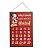 Quadro de Madeira Mickey Calandário 40cm - 01 unidade - Natal Disney - Cromus - Rizzo Embalagens - Imagem 1