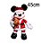 Mickey de Pelúcia e Urso 45cm - 01 unidade - Natal Disney - Cromus - Rizzo Embalagens - Imagem 2