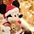 Mickey de Pelúcia e Urso 45cm - 01 unidade - Natal Disney - Cromus - Rizzo Embalagens - Imagem 1