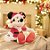 Mickey de Pelúcia Roupa Vermelha 35cm - 01 unidade - Natal Disney - Cromus - Rizzo Embalagens - Imagem 1