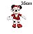 Mickey de Pelúcia Roupa Vermelha 35cm - 01 unidade - Natal Disney - Cromus - Rizzo Embalagens - Imagem 2