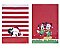Pano de Copa Mickey e Minnie Composê 70cm - 02 unidades - Natal Disney - Cromus - Rizzo Embalagens - Imagem 1