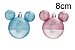 Kit Bola Mickey Glitter 8cm - 04 unidades - Natal Disney - Cromus - Rizzo Embalagens - Imagem 3