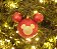 Kit Bola Mickey Silhueta Glitter Vermelho e Ouro 6cm - 06 unidades - Natal Disney - Cromus - Rizzo Embalagens - Imagem 4