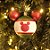 Kit Bola Mickey Silhueta Glitter Vermelho Verde e Ouro 8cm - 04 unidades - Natal Disney - Cromus - Rizzo Embalagens - Imagem 3