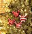 Kit Bola Mickey Listras e Poá Sortidas Vermelho 6cm - 06 unidades - Natal Disney - Cromus - Rizzo Embalagens - Imagem 1