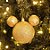 Kit Bola Mickey Lisa e Glitter Ouro 8cm - 04 unidades - Natal Disney - Cromus - Rizzo Embalagens - Imagem 4