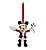 Enfeite para Pendurar Mickey com CandyCane 10cm - 01 unidade - Natal Disney - Cromus - Rizzo Embalagens - Imagem 1