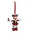 Enfeite para Pendurar Minnie com Presente 10cm - 01 unidade - Natal Disney - Cromus - Rizzo Embalagens - Imagem 1