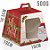 Caixa Panetone com visor Noel - 10 unidades - Cromus Natal - Rizzo Embalagens e Festas - Imagem 3