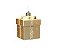 Enfeite Para Pendurar Presente Ouro - 03 unidades - Cromus Natal - Rizzo Embalagens - Imagem 1