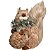 Esquilo Sentado Segurando Avelã 25cm - 01 unidade - Cromus Natal - Rizzo Embalagens - Imagem 1