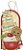 Tag de MDF Biscoito Natalino Gingerbread 14,6cm - 01 unidade - Litoarte - Rizzo Embalagens - Imagem 1
