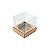 Caixa Mini Bolo MP (6cm x 6cm x 6cm) Kraft 10 unidades Assk Rizzo Embalagens - Imagem 1