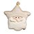 Almofada Estrela com Noel Nude 40cm - 01 unidade - Cromus Natal - Rizzo Embalagens - Imagem 1