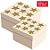Caixa Presente  Quadrada com Aplique Estrela - 01 unidade - Cromus Natal - Rizzo Embalagens - Imagem 1