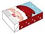 Caixa Divertida para 6 doces Papai Noel Boas Festas Ref. 1161 - 10 unidades - Erika Melkot Rizzo Embalagens - Imagem 1