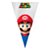 Cone Festa Super Mario 18x30cm - 50 unidades - Cromus Páscoa Disney - Rizzo Embalagens - Imagem 1