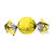 Papel Trufa 14,5x15,5cm - Neon Amarelo - 75 unidades - Cromus - Imagem 1