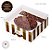Caixa New Practice Meio Ovo com Bombons Chocolate Listras Marfim 350g - 06 unidades - Cromus Páscoa - Rizzo - Imagem 2