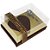 Caixa Ovo de Colher Coração de 500g - Classic Ouro Marrom - 05 unidades - Ideia Embalagens - Rizzo Embalagens - Imagem 1
